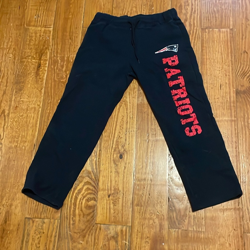 Patriots football sweatpants. Very worn. Great condition